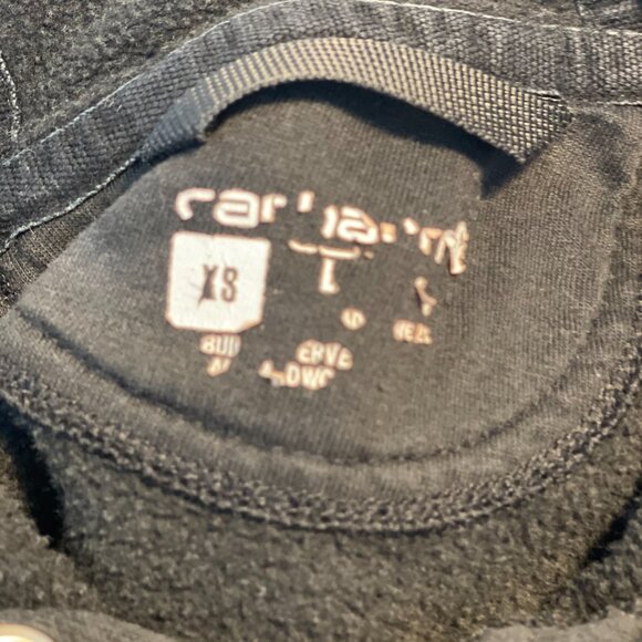 Carhartt Hooded Sweatshirt Black XS - Picture 4 of 7